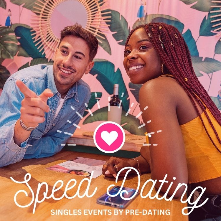 Inland Empire attendees of Speed Dating in California enjoying the event!